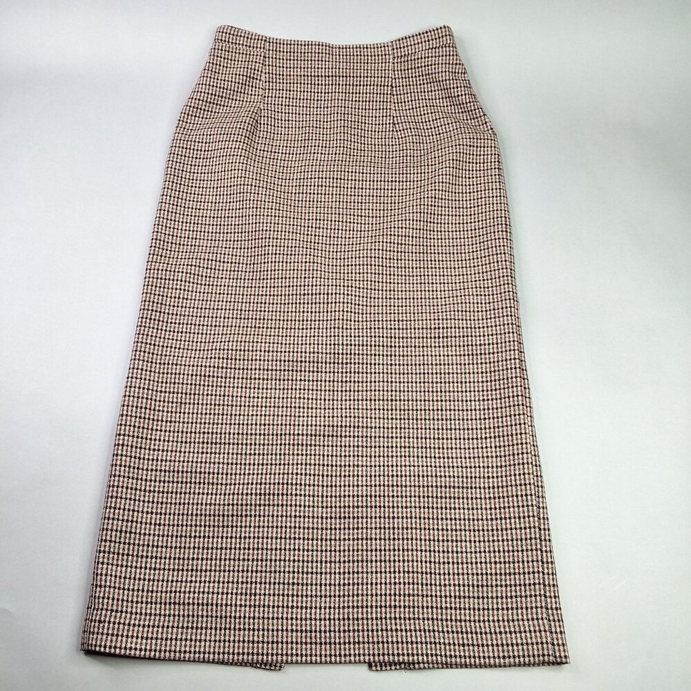 Vintage Long Wool Pencil Skirt By Alanni By Donny Brook Size 10 Acadamia Office - Picture 1 of 7
